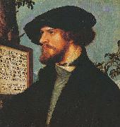 Hans holbein the younger Portrait of Bonifacius Amerbach oil painting artist